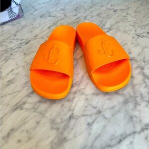 Pool slides jimmy choo